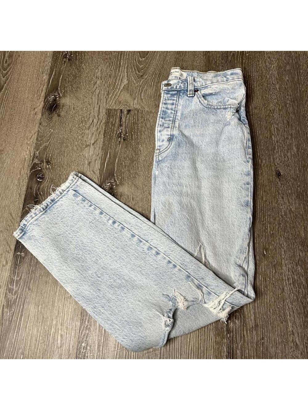 Abercrombie & Fitch The Duet High Rise Jeans